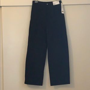 Uniqlo Wide Fit Curved Twill Jersey Pants
